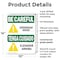 Signmission Safety Culture Sign, 10 in Width, Plastic, Rectangle, Bilingual OS-2PACK-BC-P-1014-L-10035 - alternate 3